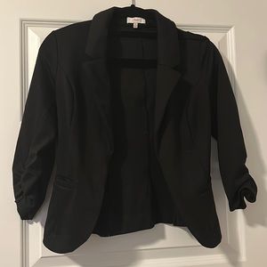 Black Junior’s Candies Midi Blazer